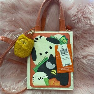 Hello Kitty and Friends Bento Cute XSAN Animal Print Tote Bag Boxed Lunch NWT
